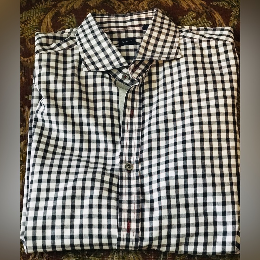 DESIGNER BLUE By Saks Fifth Avenue Casual Shirt
